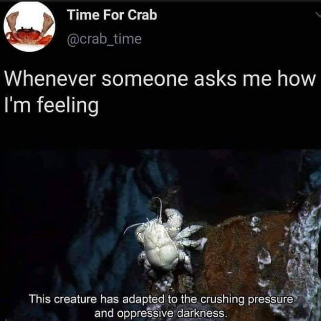 Crab soup.... - meme