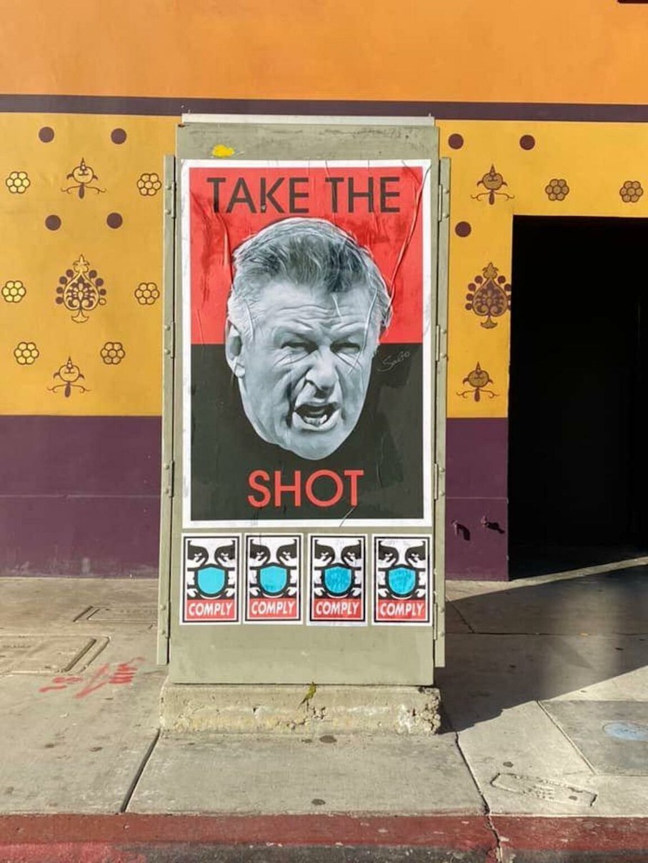 Political street art getting spicy in the cities - meme