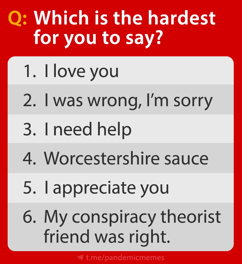 Which is the hardest for you to say? - meme