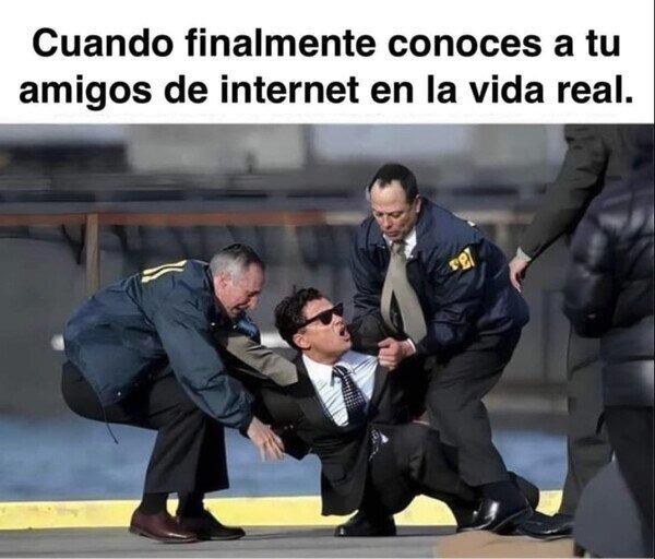 Eran los colegas del fbi - meme