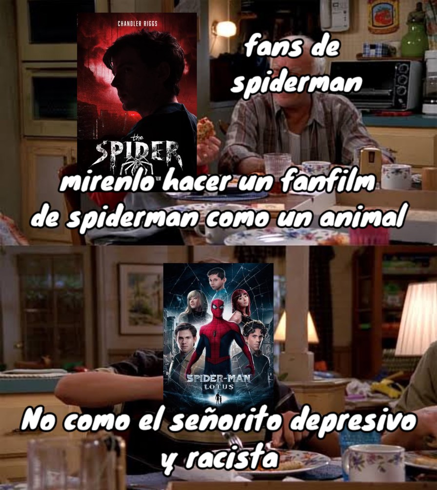 Los fans de spiderman ahora mismo - meme