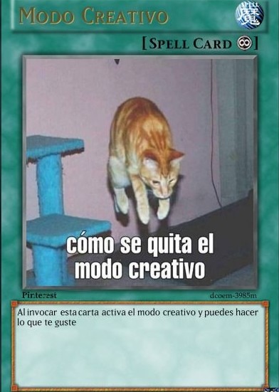 Modo creativo - meme