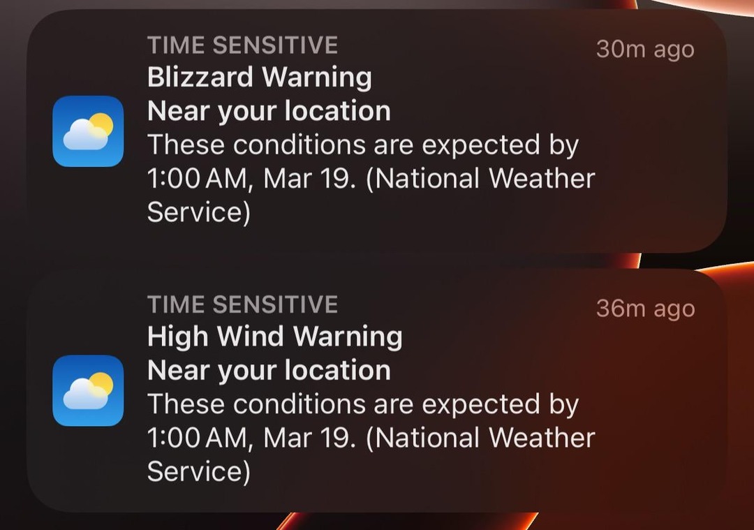 Blizzard warning meme news