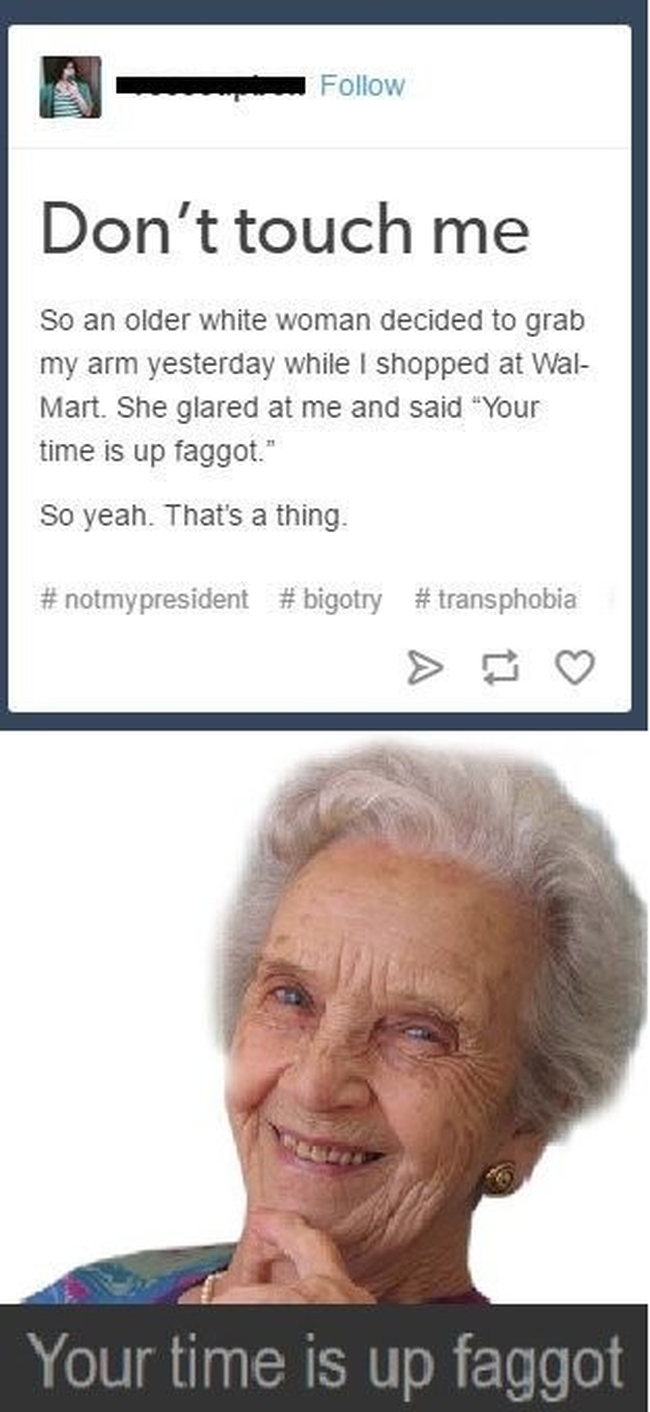 dongs in a grandma - meme