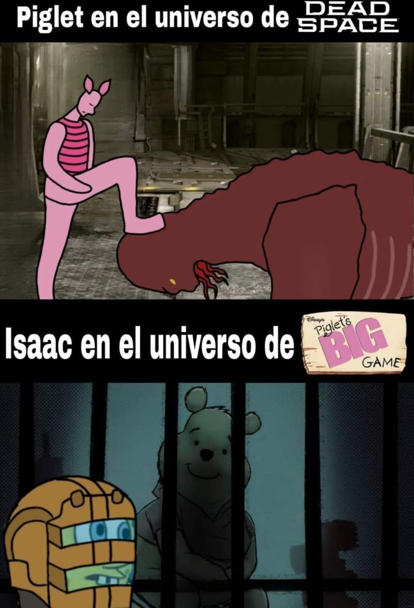 Pliget se comería a las tripas necromorfos por gusto mientras que la nenaza de issac se frustraría por la amargura de Igor (es bait) - meme