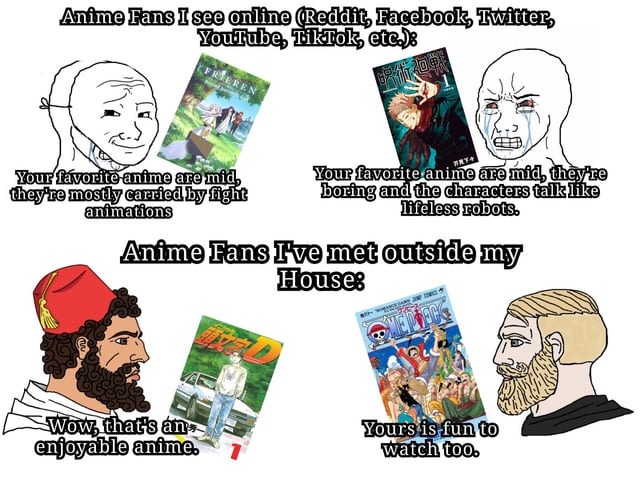 Anime fans - meme