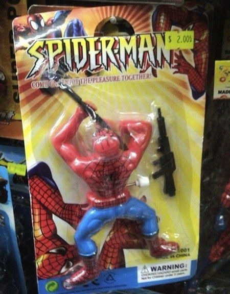 spiderman en la guerra - meme