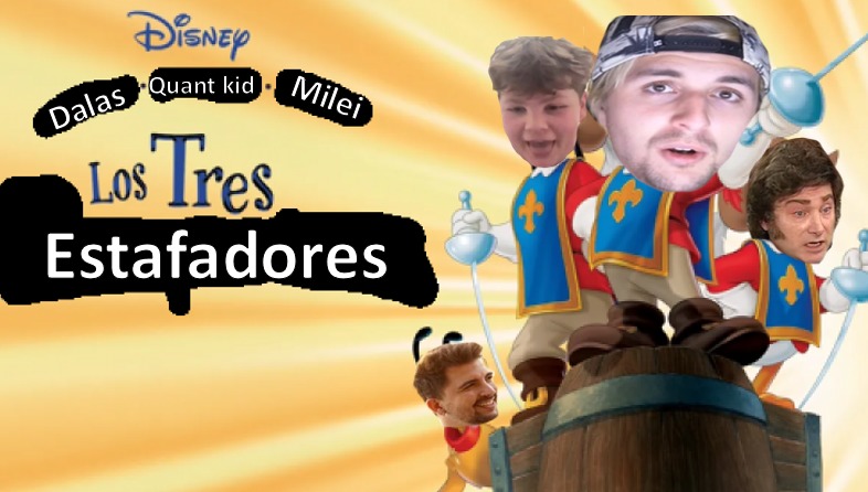 Aclaración, no odio a milei, solo lo puse por lo sucedido estos días y tener a 3 personas para el meme