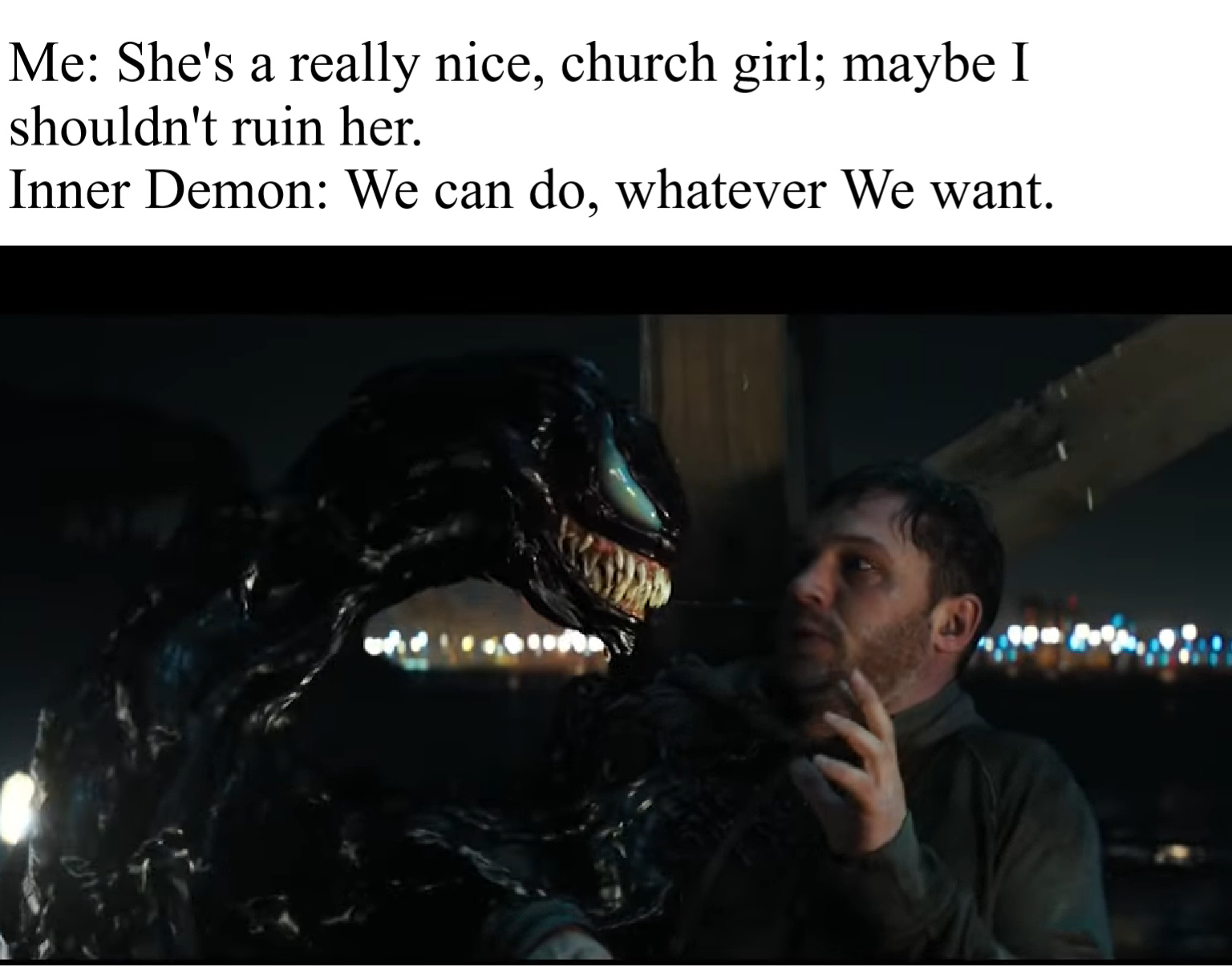 Not sure about Venom - meme