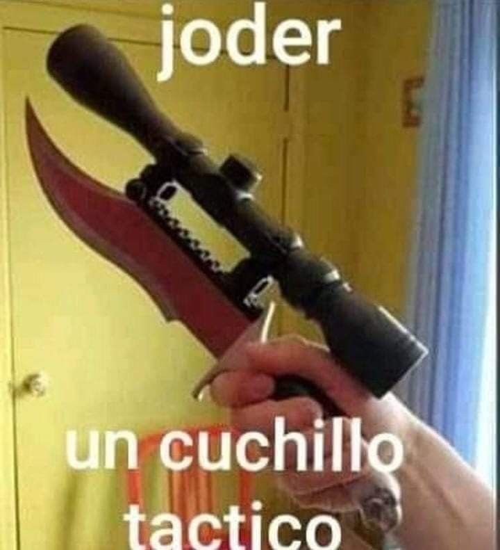 Cuchillo tactico - meme