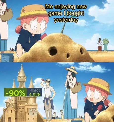 Gaming discounts - meme