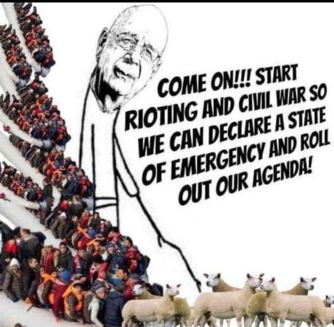 Problem, reaction, dystopian solution - meme