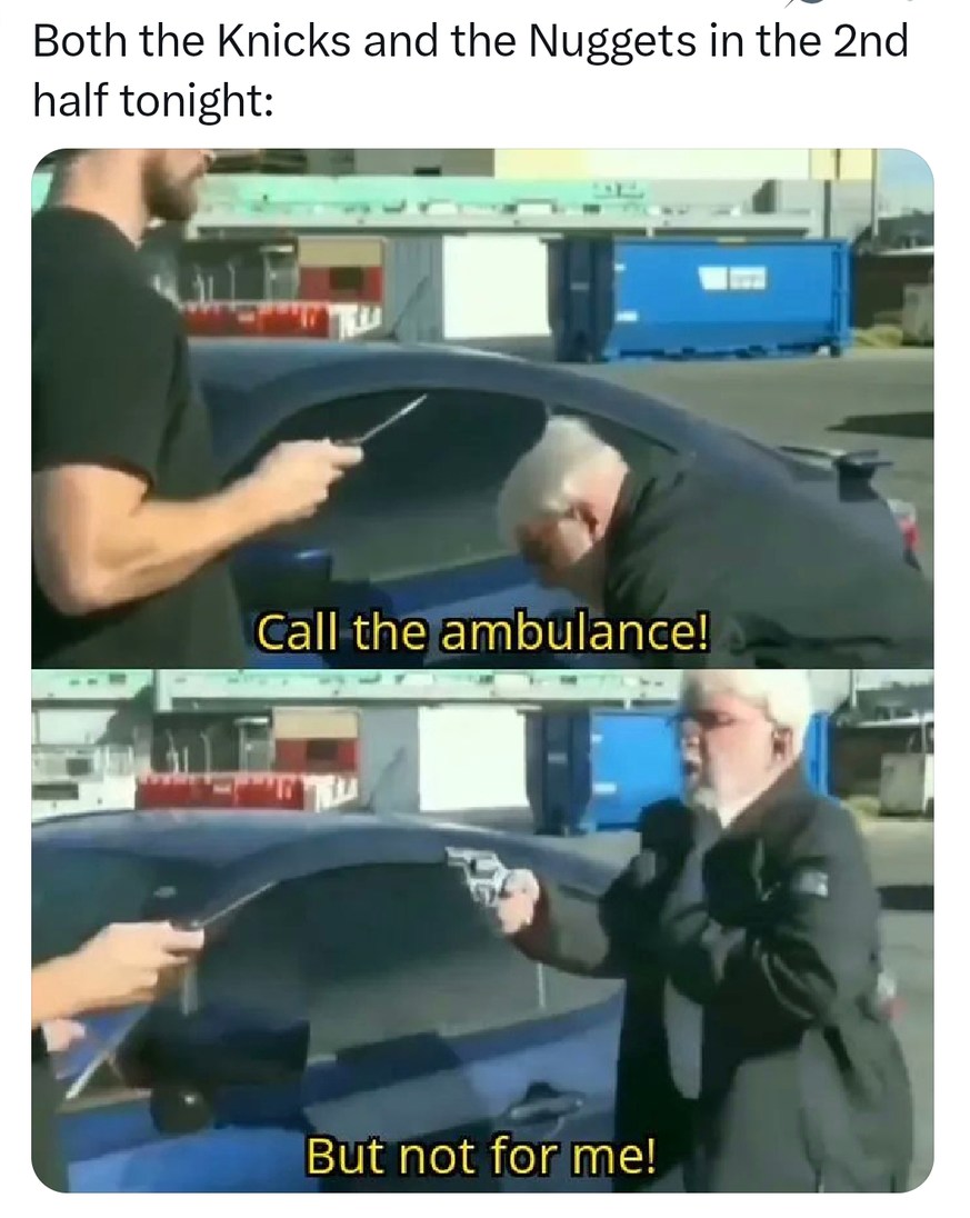 Both teams said collapse but make it dramatic - meme