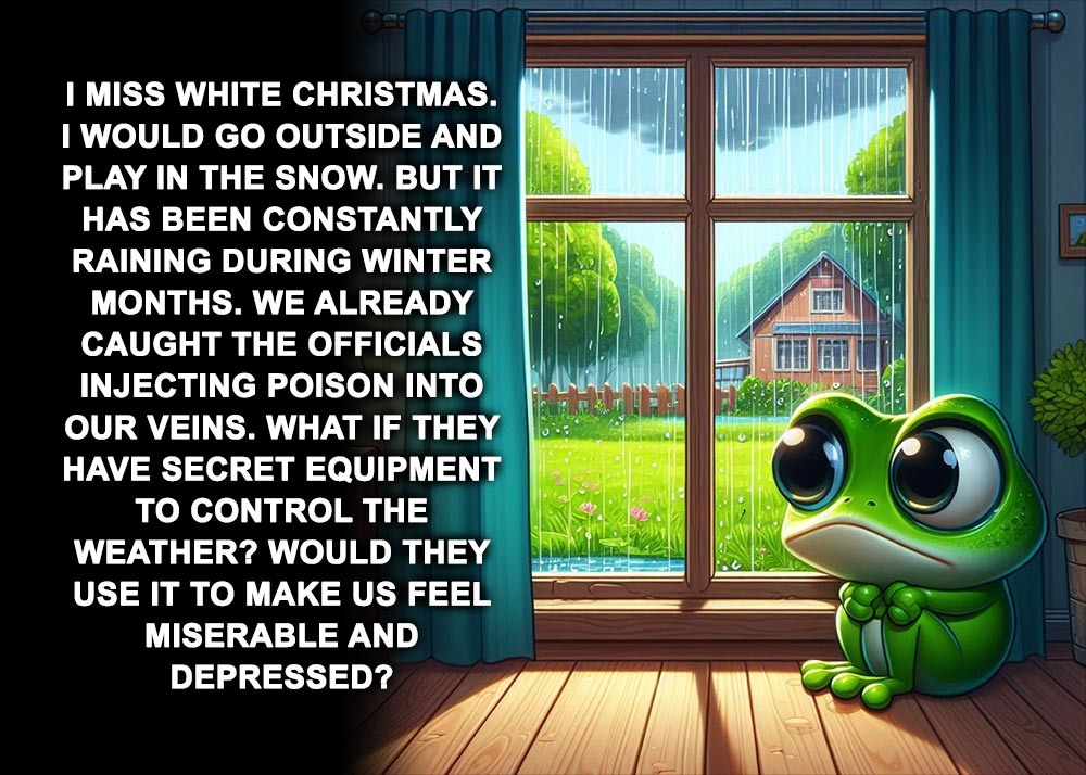 Weather Frog (Dark Humor) - meme