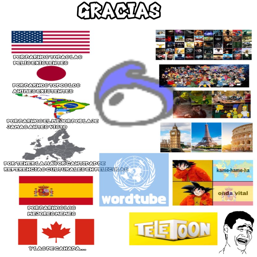 Si ustedes piensan que España no es conocido en el cine imagínense como lo conocen a Canadá en el cine - meme