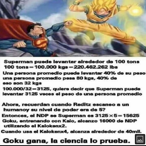 Goku le gana - meme