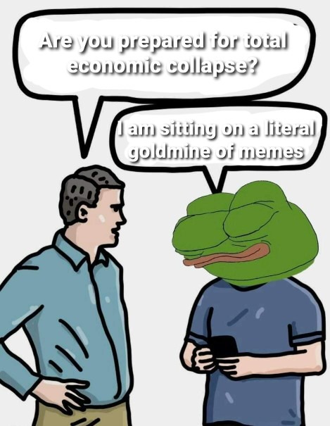 Pepe stonks - meme