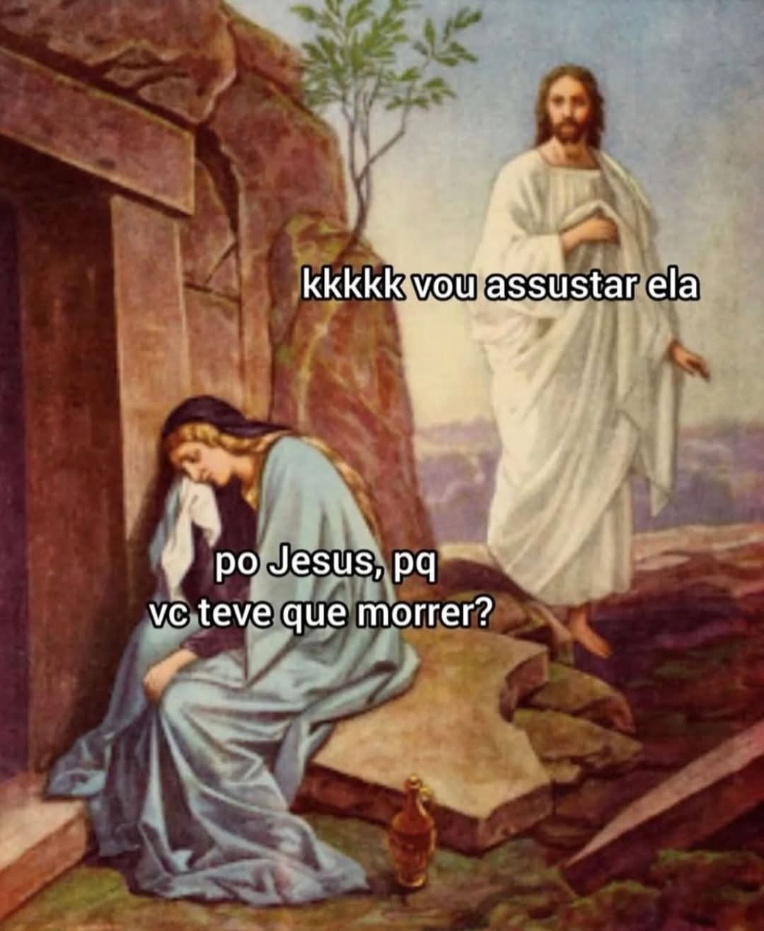 Kkkkkk não temas vou da respawn - meme