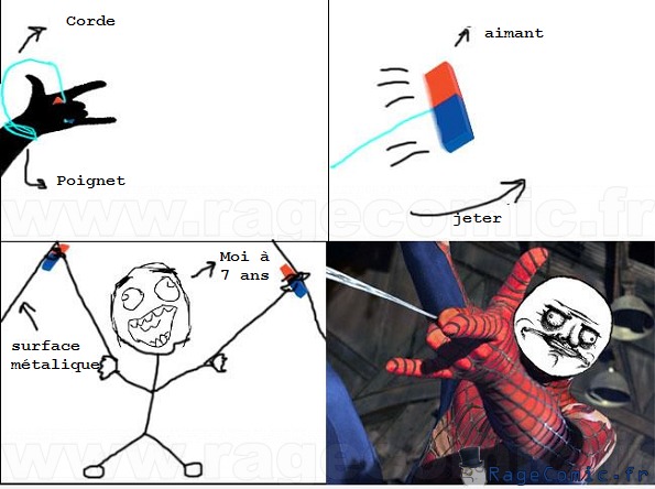 Spiderman magnétique - meme