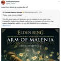 Elden ring life sized replica of Malenia