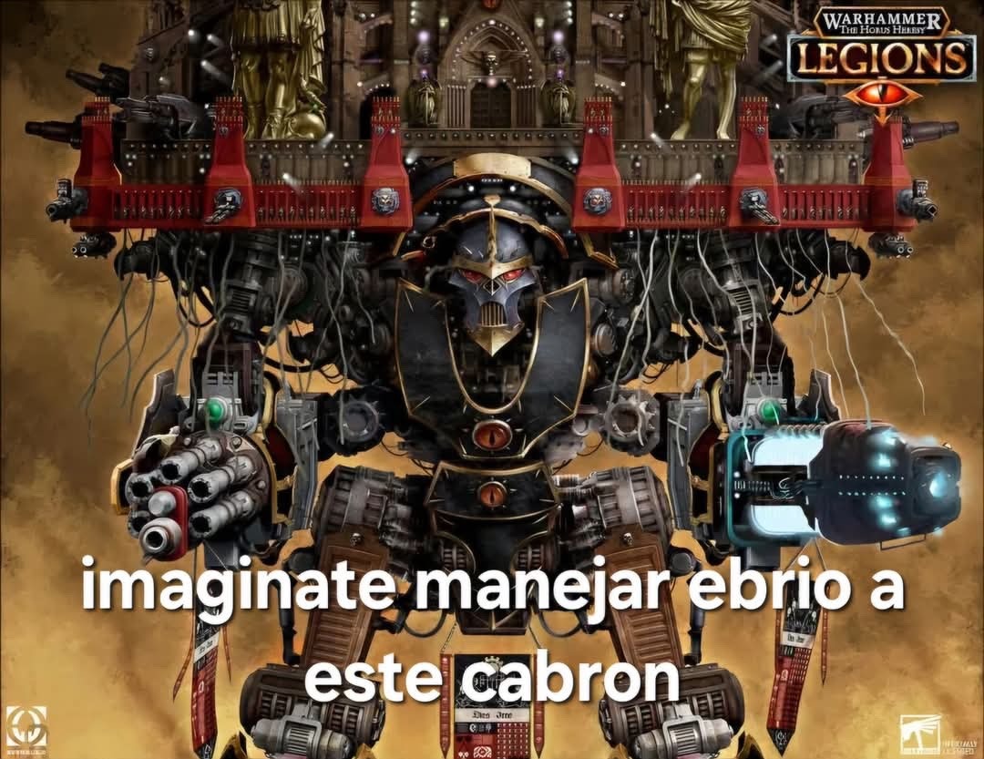 se choca con el palacio imperial de Terra - meme