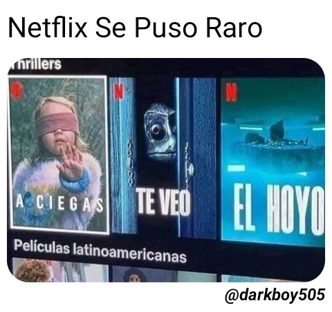 Netflix Se Puso Raro - meme
