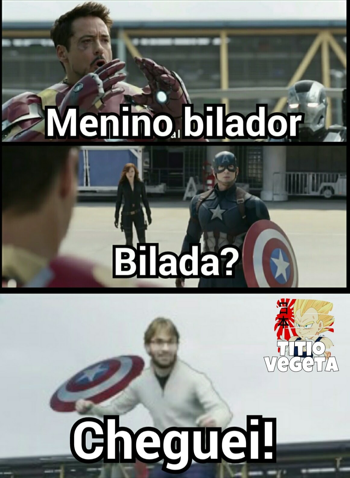 Bilada nas Aranha by +Titio Vegeta - meme
