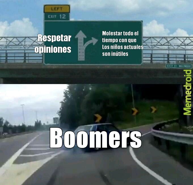 Los boomers son caca - meme