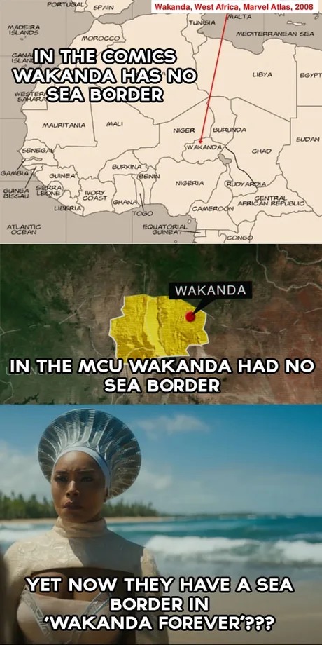 Wakanda's sea border? - meme