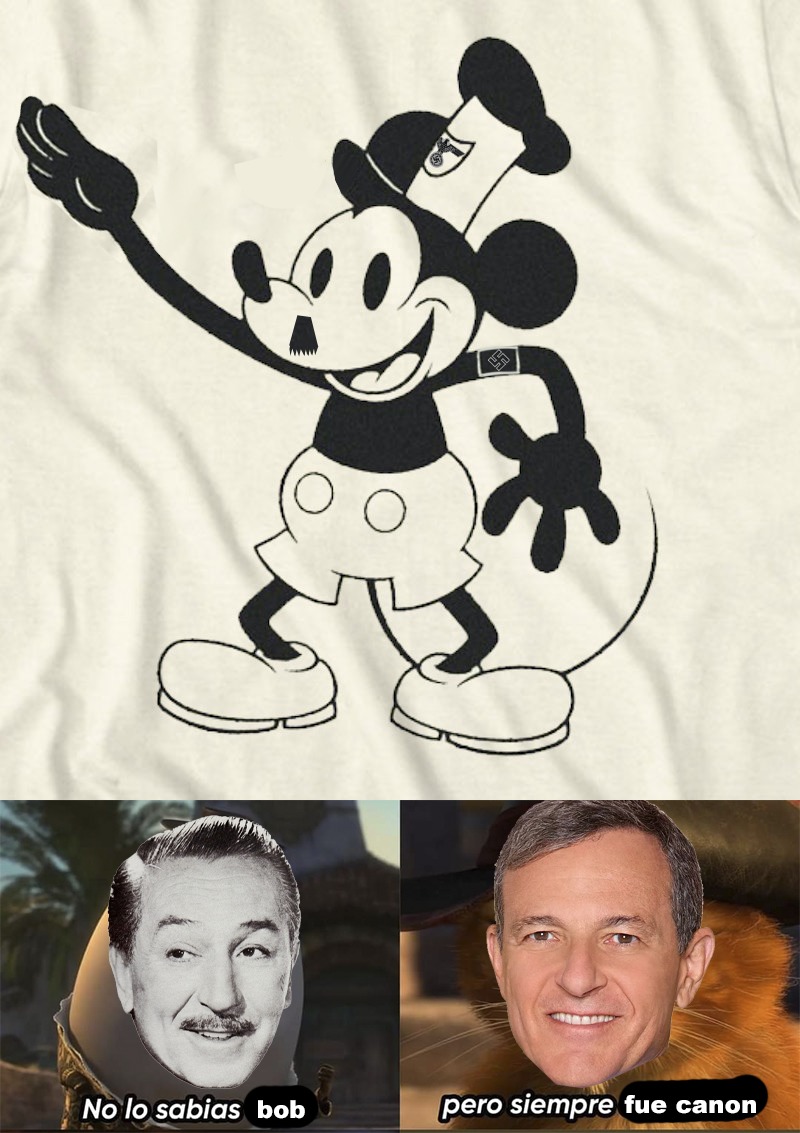Walt Disney era Nazi, ahora es mas canon que nunca - meme