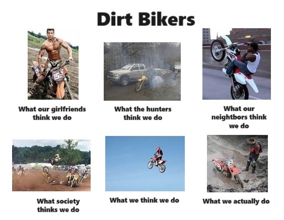 Dirt bikers are... - meme