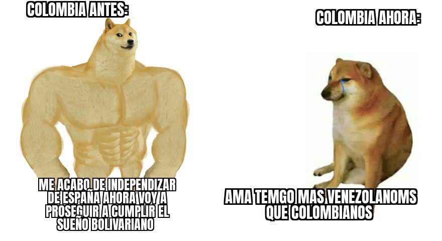 Colombia ahora - meme