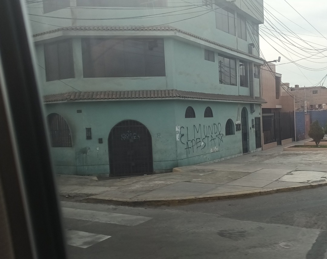 Esto me encontré en Lima, Perú (PD: No es mi casa pipipi) - meme