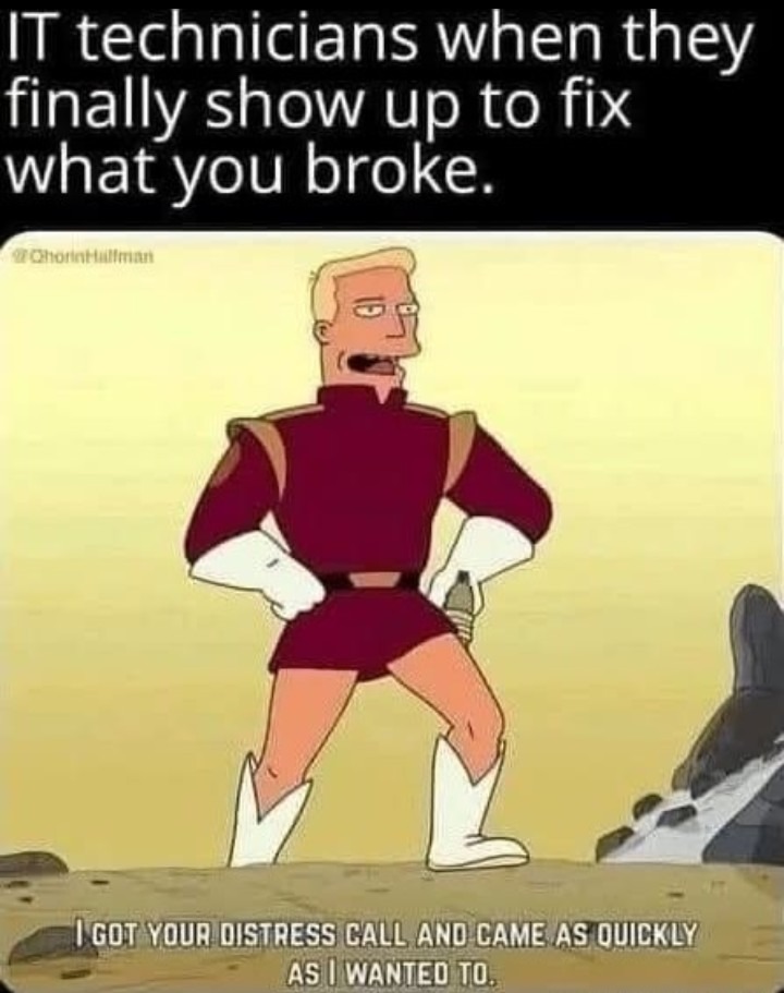 As quickly as I wanted to - meme