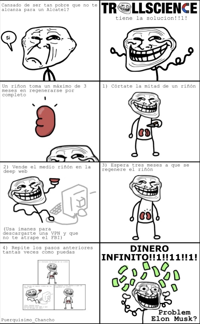 Jaja miren, un maric0n que anda leyendo titulos - meme