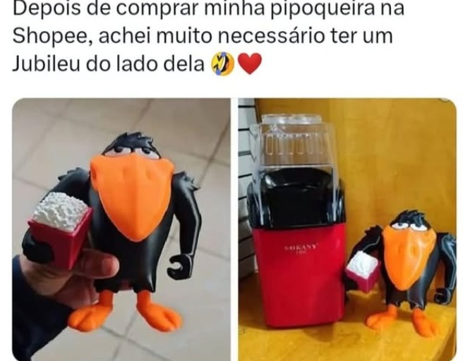 voce falou em pipoca - meme