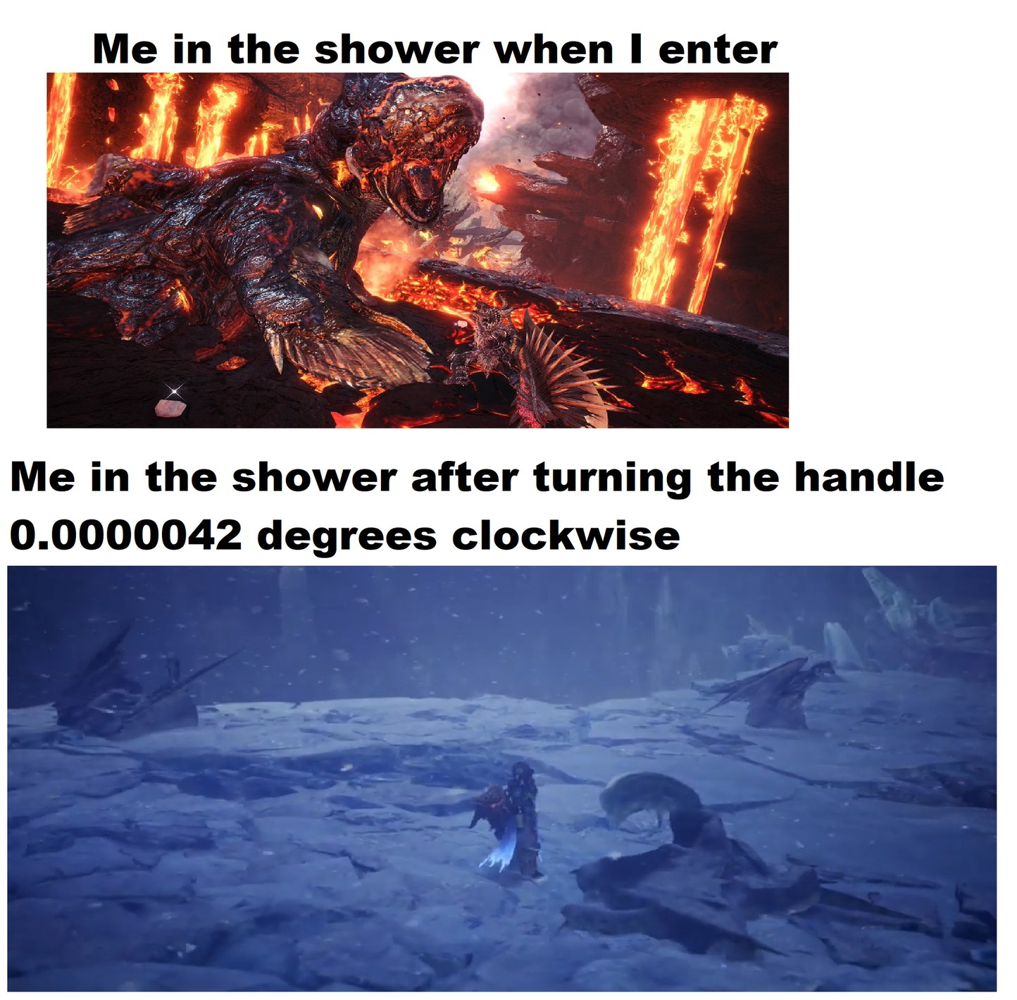 Me in the shower - meme