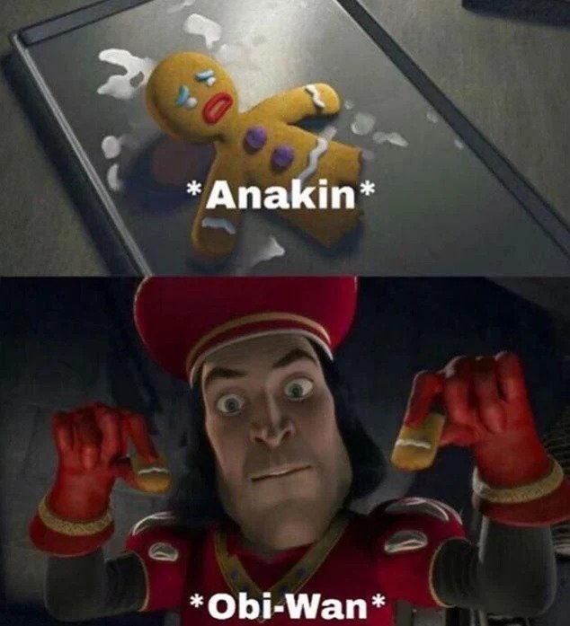 Anakin and obi wan meme