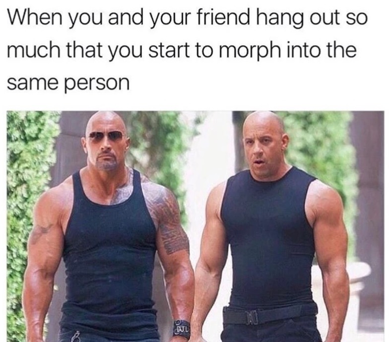 The Rock and Vin Diesel - meme