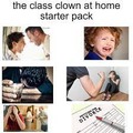 Sad class clown meme