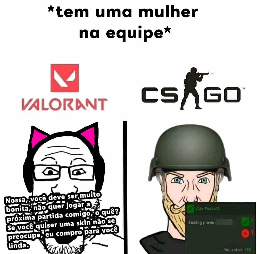 Muié gaymer - meme