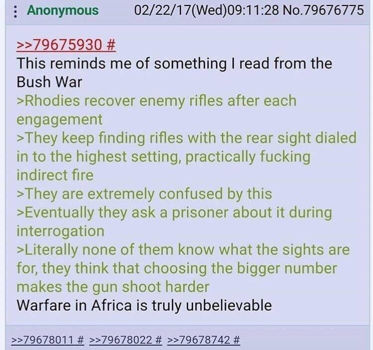 Bigger number = stronger bullet - meme