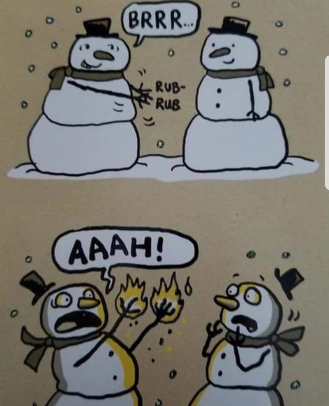 No!!! Frosty... - meme