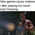 Animal Crossing might be the most violent video game ever