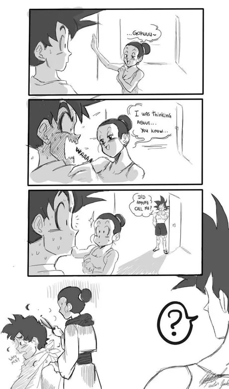 the story behind Gohan's haircut (too weird btw) - meme