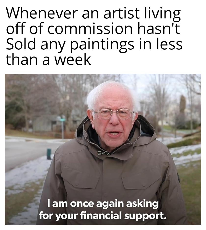Bernie didn't sell - meme