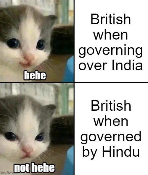 The time has come for Hindus to rule over Anglo-Saxons - meme