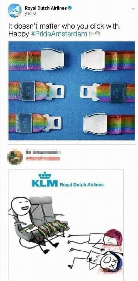 Royal Dutch Airlines - meme