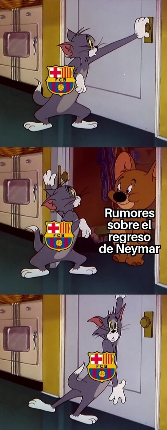 Neymar al Barsa? - meme