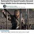 Pro-Sword Rally in Middle Earth